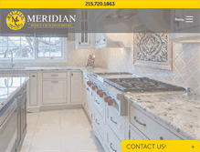 Tablet Screenshot of meridianbuilder.com